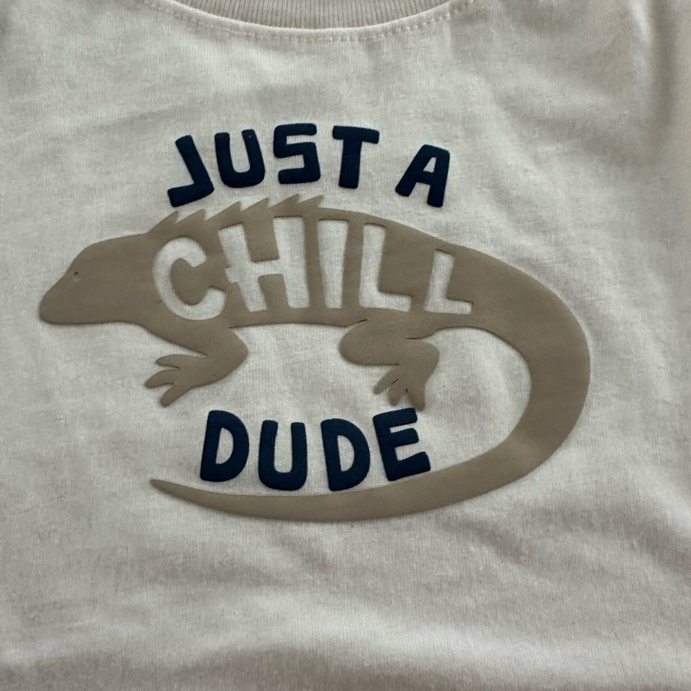 White 'Just a Chill Dude' T-Shirt